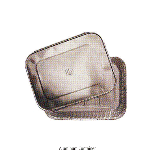 Container disposable aluminum w180*d140*h30mm