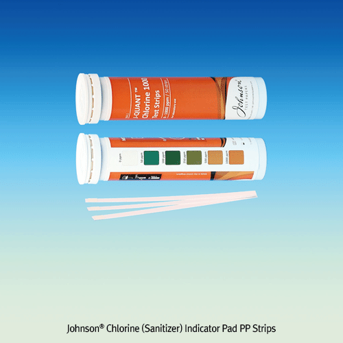 Test Strip Lo/Hi level chlorine, PP 0~300, 100stip
