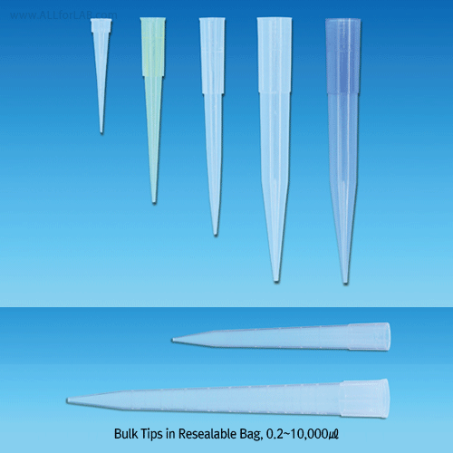 Tip, Micro, Racked Set, Sterile, Graduated, 1~200㎕, Natural, (96ea/1Rack)