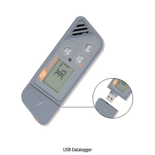 Temp.+%RH U.S.B Datalogger w/PDF