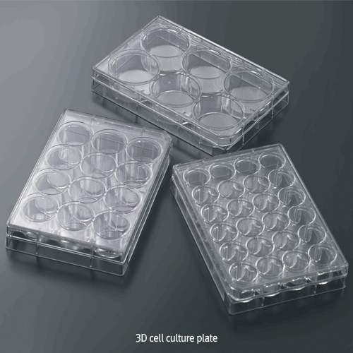 PS Treated 3D Cell Culture Plate, With Scaffold Insert, 6 Wells