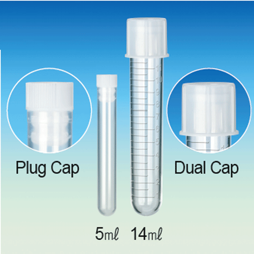 Tube, PP, 14㎖, Non-Sterile, Bulk Pack