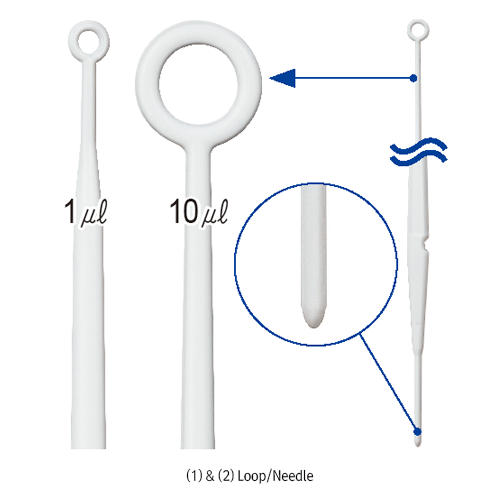 Loop hips inoculating 10ul blue