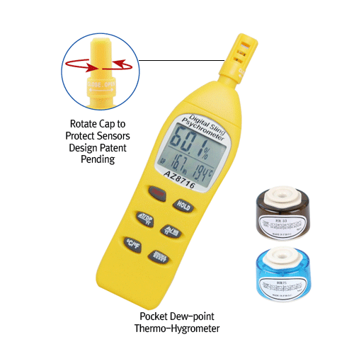 Hygrometer-probe/DP/WBT