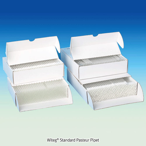 Pasteur pipettes, disposable, type short, overall length/tip 230/120mm