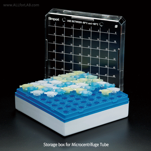 Box ps, 64holes for 0.5-2ml tubes