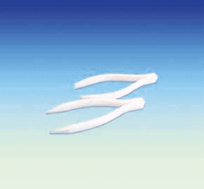 Forcep white pmp, fine tip l115mm