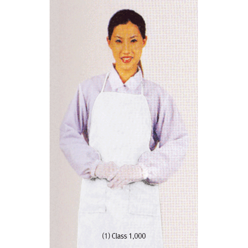 Apron clean room urethane, length 108cm