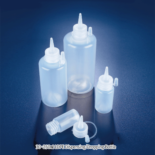 Bottle dispensing spouted cap, 250ml, LDPE