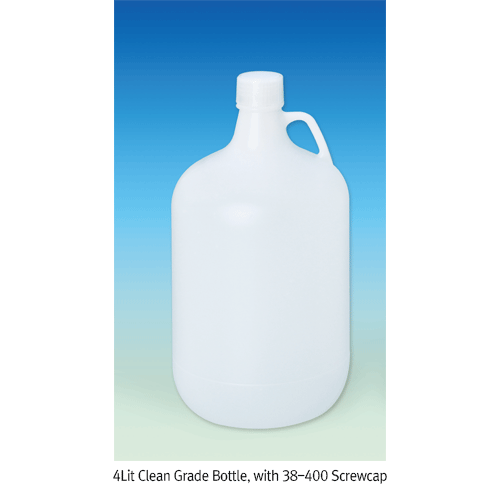 Bottle, General Purpose, 5Lit, Φ180×h316mm, neck id. Φ40.5 mm