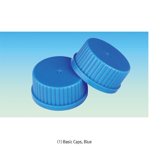Cap, Natural, PP, for PP GL Bottle, GL32, Φ37×h22.5 mm