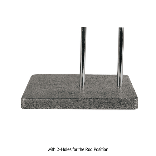 Stand, Cast-Iron, 120×180x23 mm, Φ11×h600mm STS Rod, 1.5P Screw