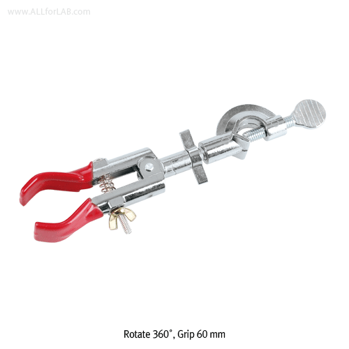 Clamp, 2-prong, 360°, Grip Capa.14~60mm, Φ20×L170mm