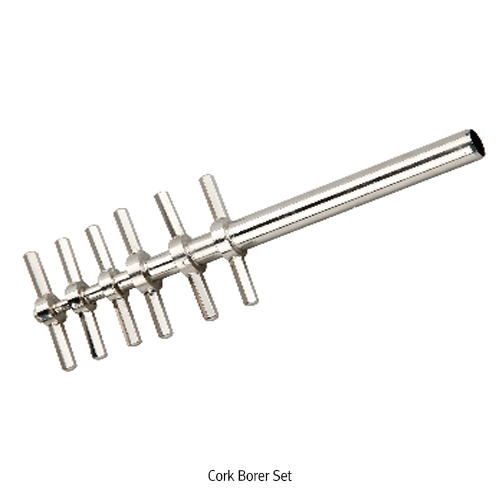 Cork Borer, 6 pcs, bore dia. Φ5~Φ11mm
