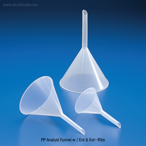 Analy Funnel, PP, 0,050㎖, Φ66mm, stem-Φ10×L62mm