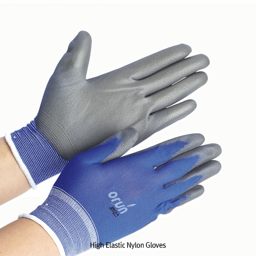 Glove, Nylon & PU Coated Blue, L240mm, Large