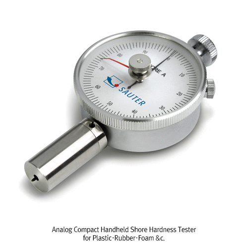 Hardness tester, analog, Shore D, 1~100HD