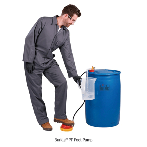 Pump, PP Foot, with PP Delivery Tube, 26L/min.  Immers Tube- Ø18 Χ depth 700㎜