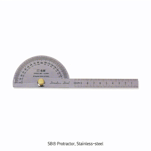Protractor, Stainless-steel, 305×16×1.5mm