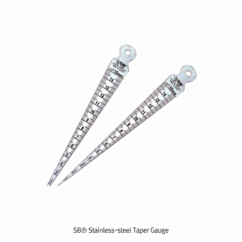 Gauge stainless steel taper, 30-45mm