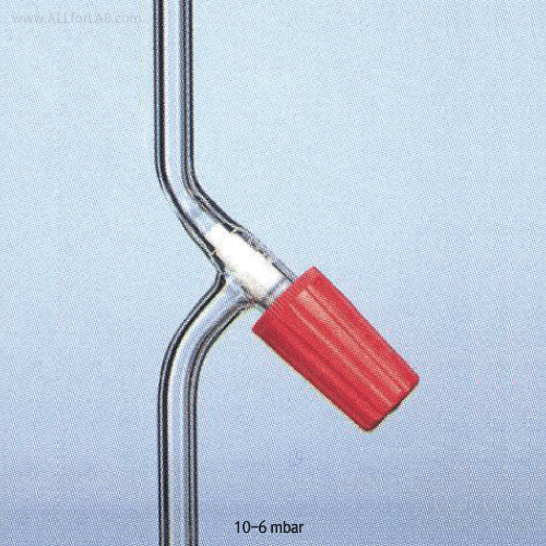 Stopcocks Straight Vacuume Bore 6㎜, Arm od 13㎜
