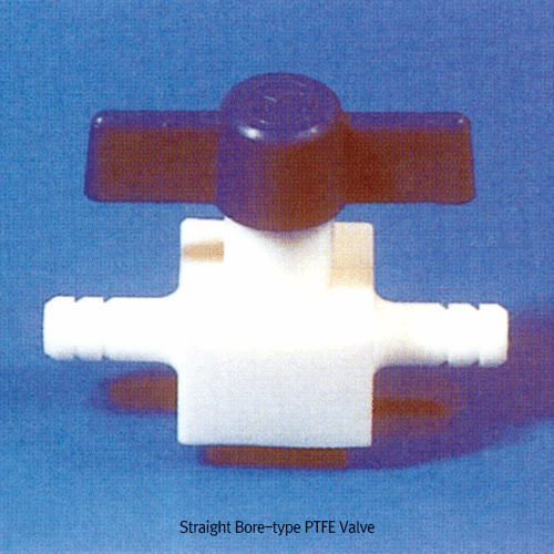 Stopcock t-type ptfe arm 8, b3