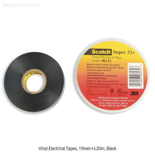 Tape  Super33+ Electrical Black 19mm x L20m