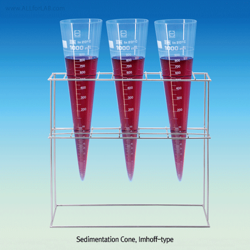 Imhoffcone sedimentation, glass 1000ml