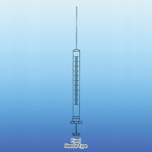 Syringe fix needle gas tight 250ul