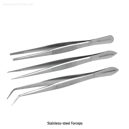 Forcep, STS, Straight, Sharp Tip, L105mm