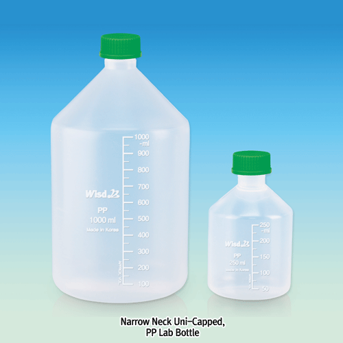 Bottle, PP, N-N, w/Uni-Cap, GL32, 2000 / 100㎖, Φ125×h250 mm