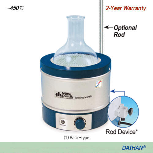 Heating mantle Al-case, w/control f.100ml 120V (=SL.Man8031.1)