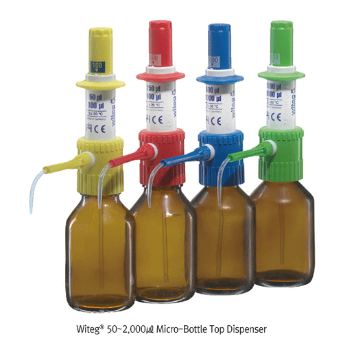Micro-Bottle Top Dispenser, 500 & 1000㎕, Blue