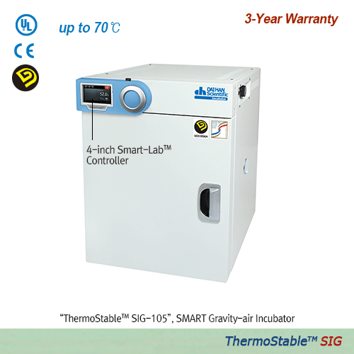 SMART Incubator, Gravity/Natural-Folw, SIG-105, 105lit, 230V