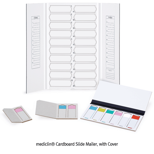 Slide Glass Cardboard Mailer, 2-place, 94mm×75mm