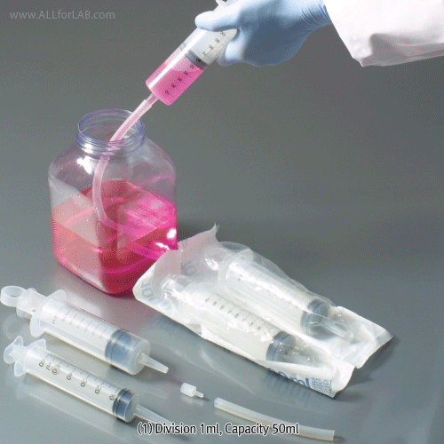 Syringe, PP Sterile, for Sample, 50/1㎖