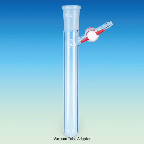Joint Vacuum Tube, 100ml, od34 x h160, 24/29, w/Glass Stopcock
