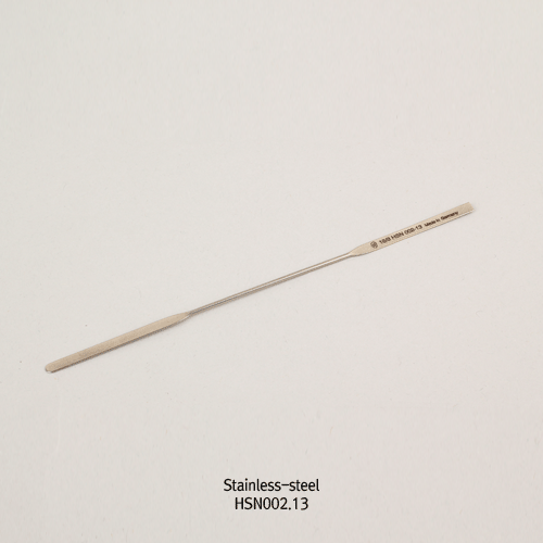 Micro Double Spatula, SS, L130, 2 blade -2×40, Stem-Φ1.2㎜
