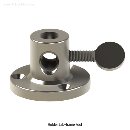 Holder Lab-frame Foot, Φ53×h36mm, Grip Capa.Φ12.7mm