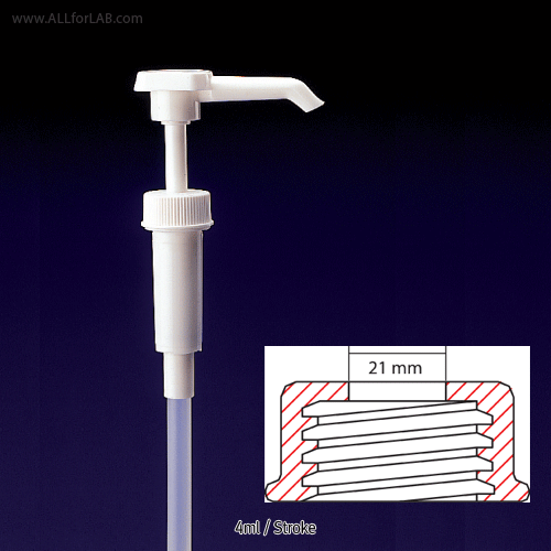 Dispenser, Dosi-Pump, 30㎖ Dusing / Stroke, Ø28.5㎜-drill hole, 28㎝ immers depth