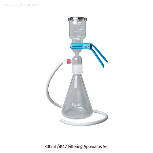 Filtering Appa. Set, 300㎖, with 40/38 Flask 1Lit. & 1.5mm PTFE disc Base