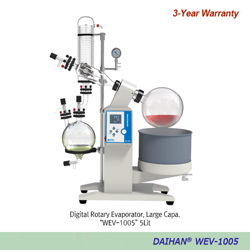 Digital Rotary Evaporator, Large Capa., 5Lit., 220V, “WEV-1005”