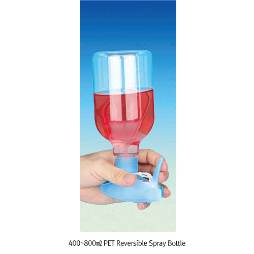 Reversible Spray Bottle, PET, 850㎖, Φ87×h245mm