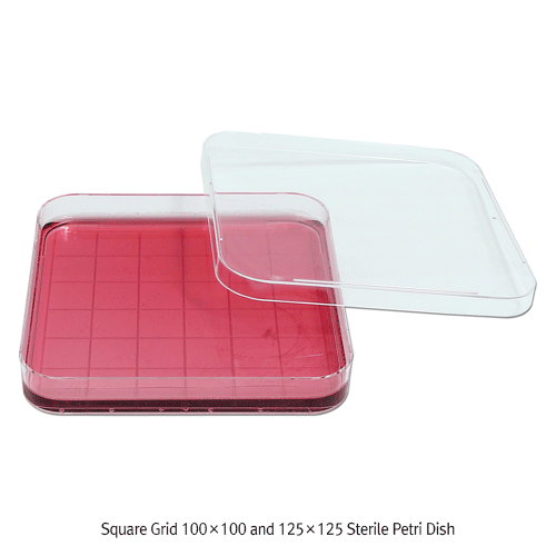 Sterile Petri Dish, Square 125*125*20