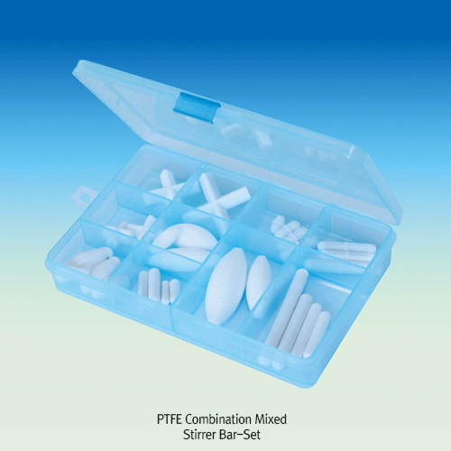 Set of 28 PTFE Combination Stirrer Bars