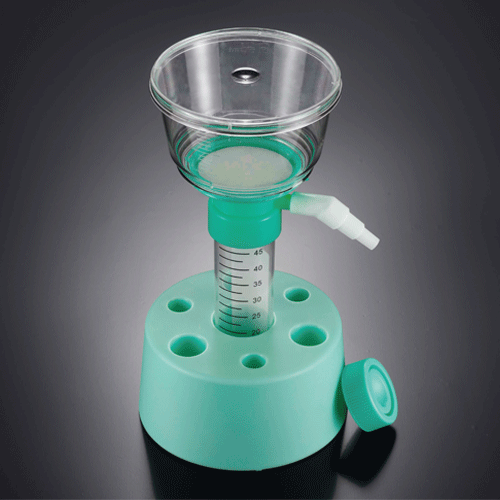 Tube Top Vaccum Filter Upper Cups, PVDF, 0.22um, 150ml, Sterile