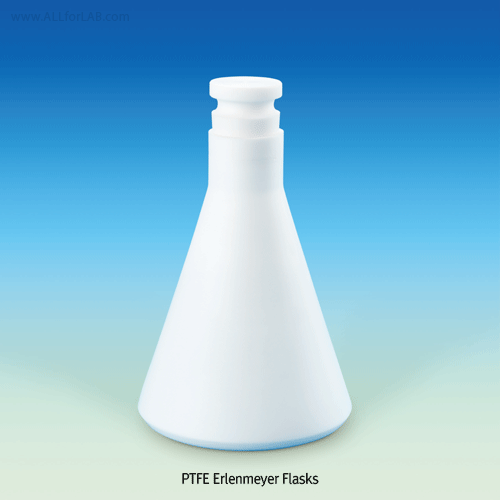 Erlenmeyer Flasks, PTFE, 100㎖ , Φ60×h110mm , Neck id-27mm