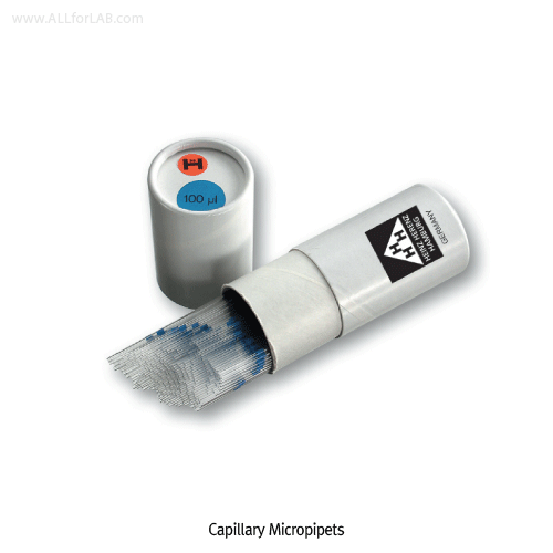 Micropipet, Capill. L125mm, 250ea/Can, 1/2/3/4/5㎕