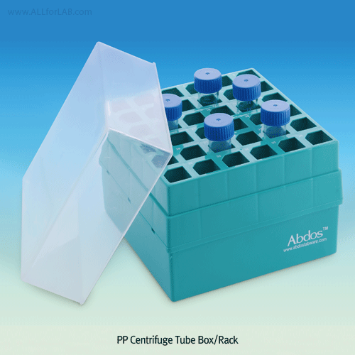 Rack, for 50㎖ Centrifuge Tube, PP, 16-Hole, Blue