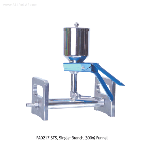 Stainless steel Mamifolds, 6-Branchs, 300㎖ Stainless steel Funnel